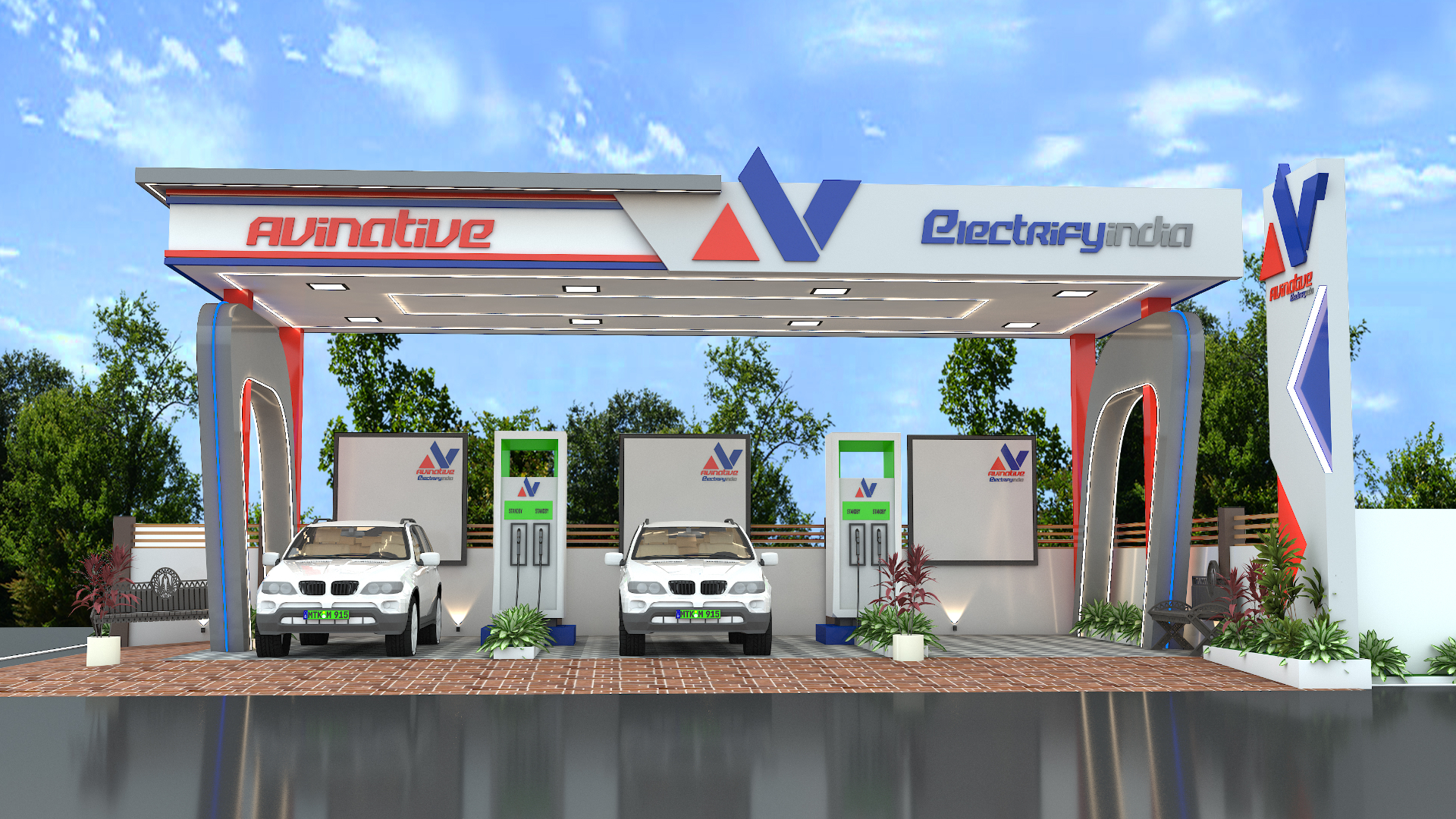 Avinative Electrifyindia charging station
